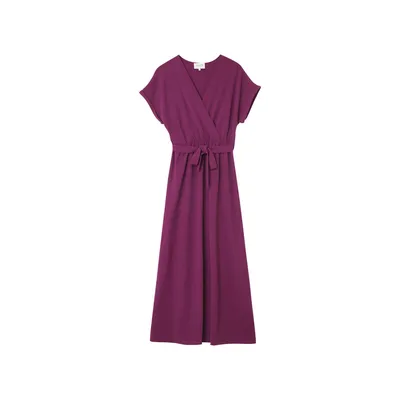 Robe Maud - Aubergine - GRACE & MILA