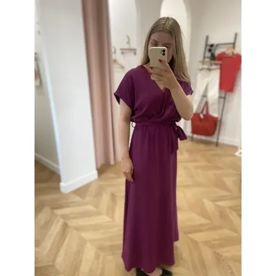 Robe Maud - Aubergine - GRACE & MILA