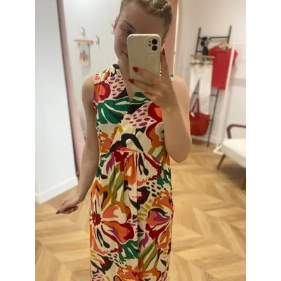 Robe maxi - Multicolore - LOLA ESPELETA