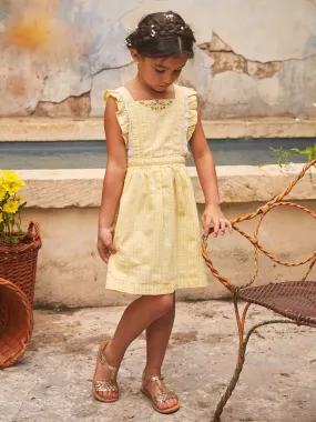 Robe vichy jaune