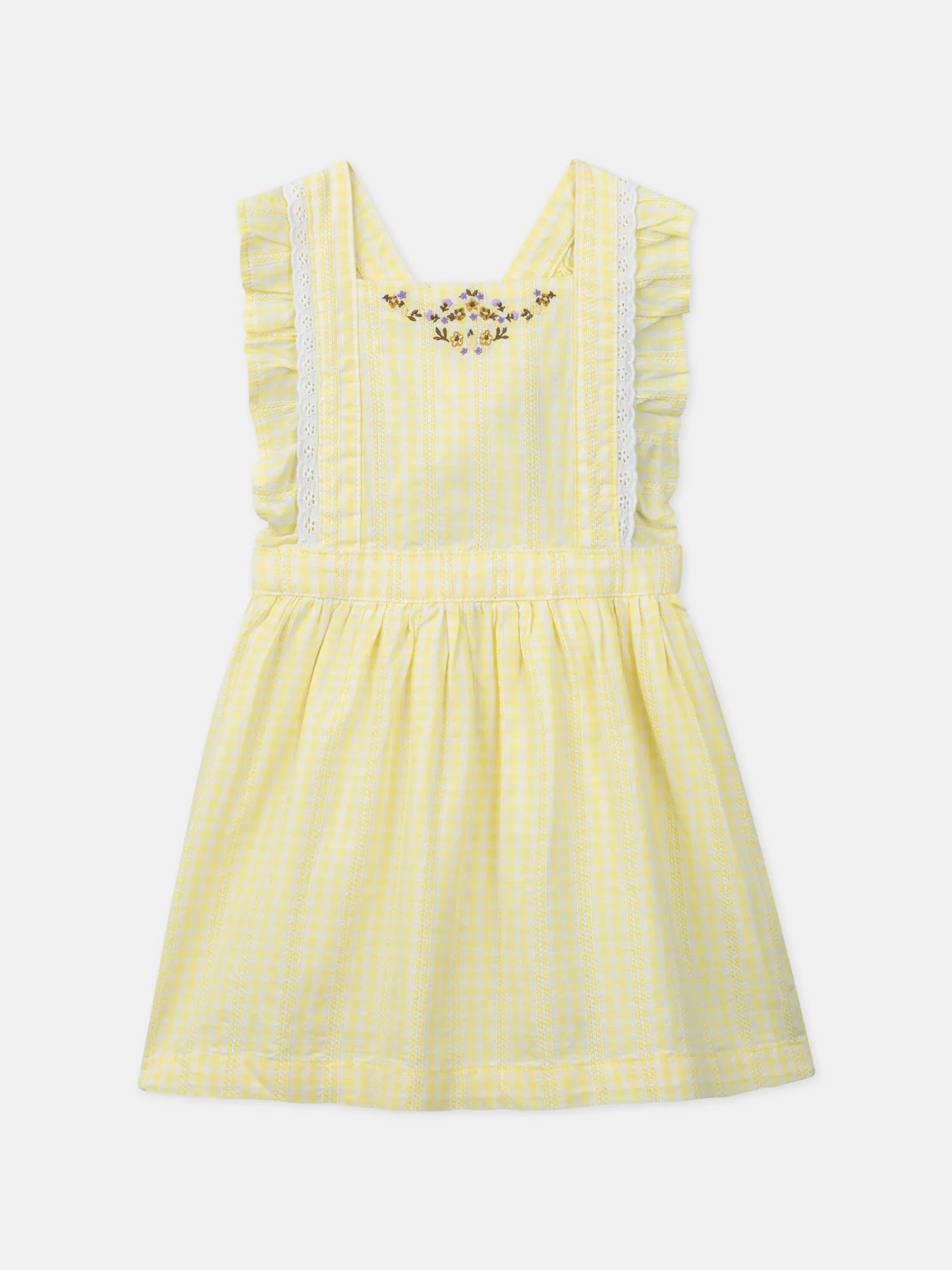 Robe vichy jaune