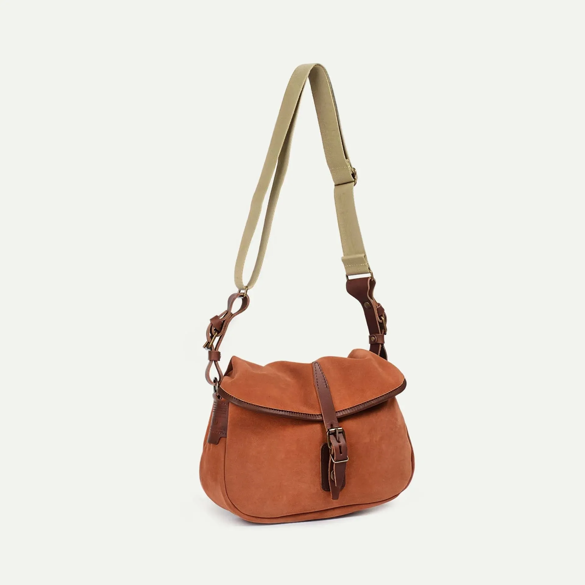 Sac Musette du Pêcheur XS Velours Capucine