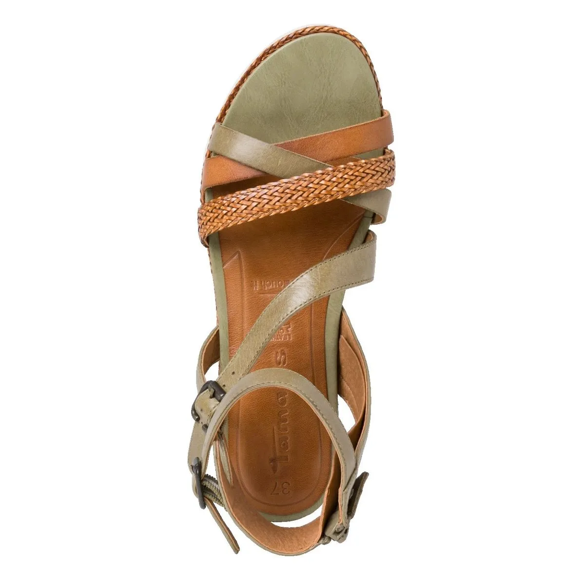 Sandales Tamaris 2820828 vert