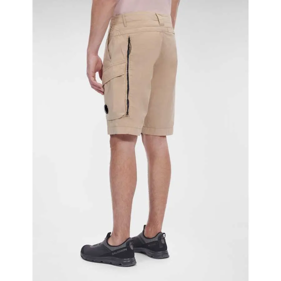 Short Cargo En Coton Stretch Beige - C.P Company pour homme