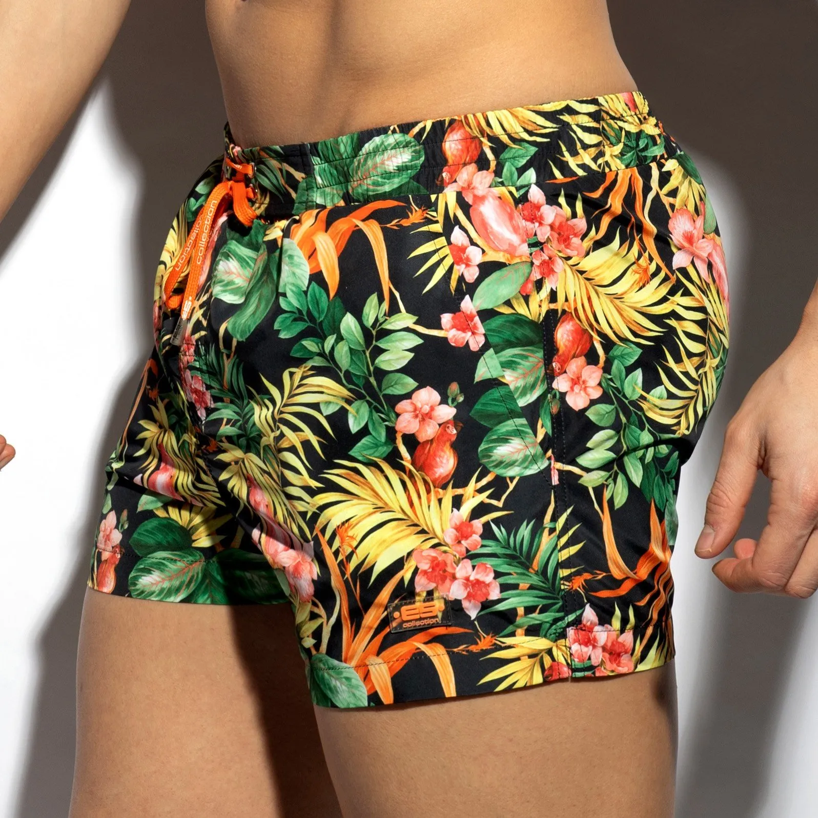 Short de bain Hawaiian - noir - ES collection : vente short de bain...