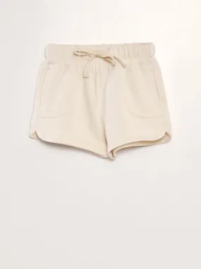 Short en french terry - Blanc