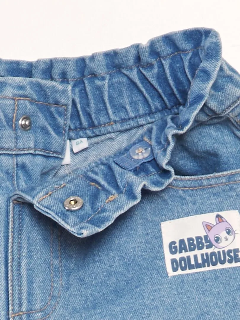 Short en jean 'Gabby et la Maison magique' - Bleu