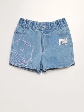 Short en jean 'Gabby et la Maison magique' - Bleu