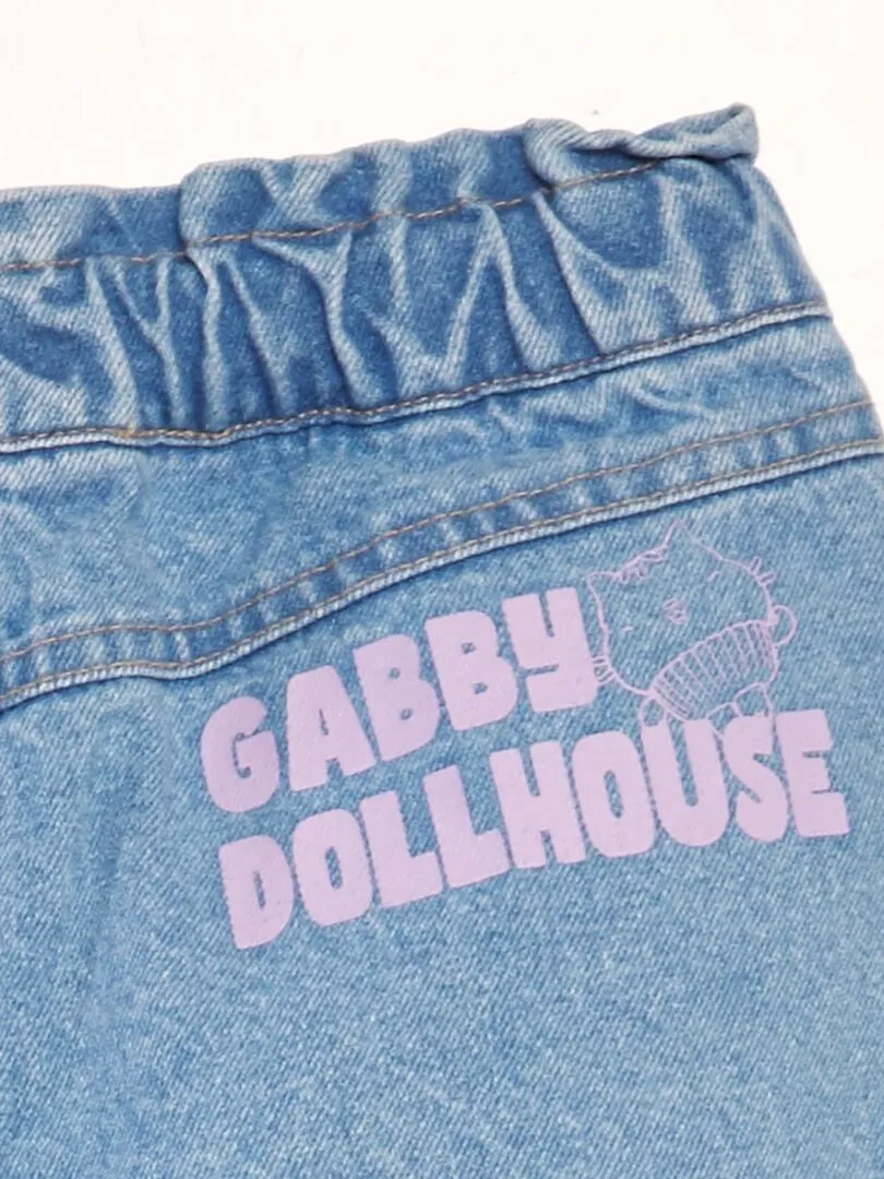 Short en jean 'Gabby et la Maison magique' - Bleu