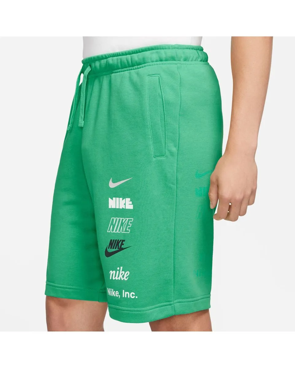 Short Homme M NK CLUB+ FT SHORT MLOGO Vert