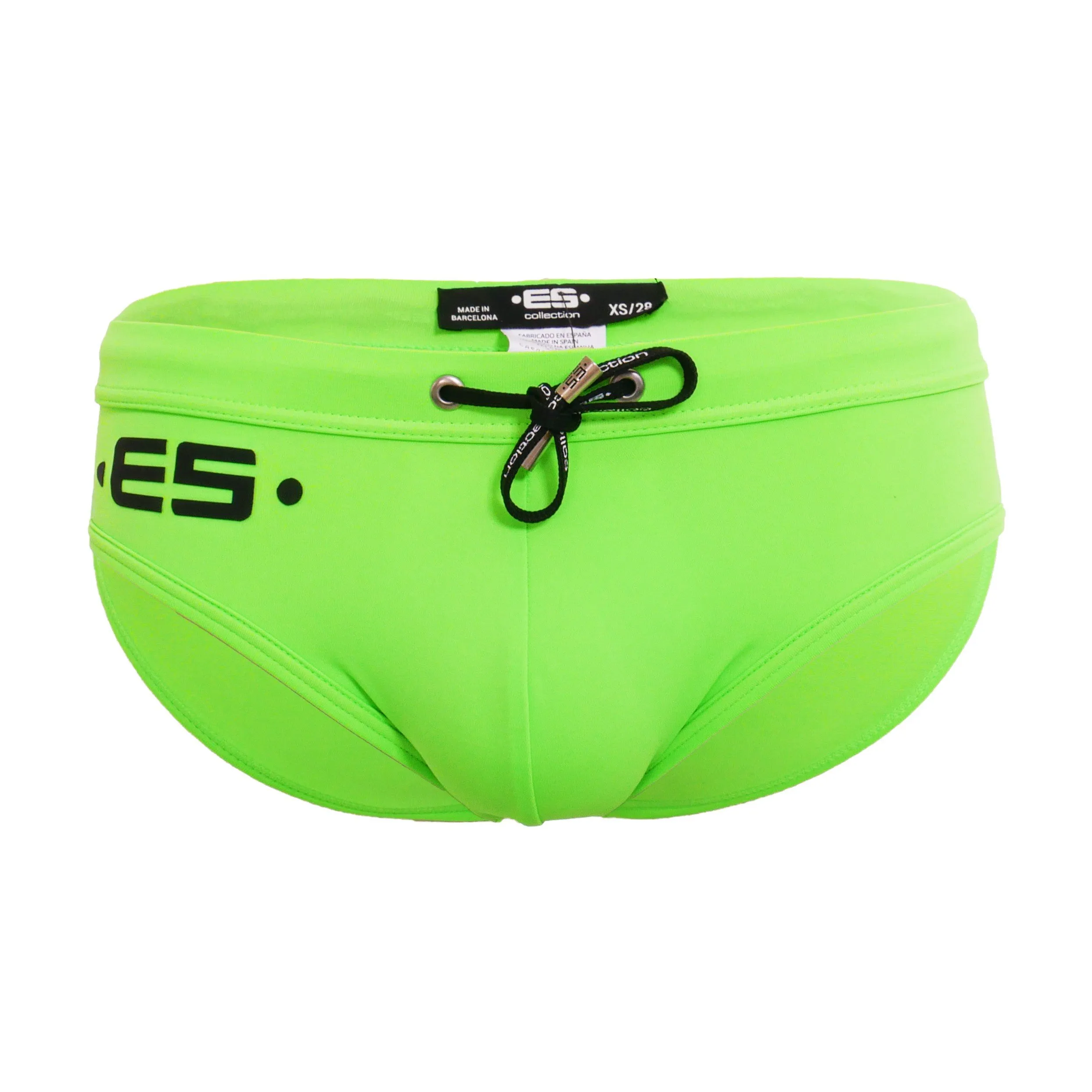 Slip de bain néon - vert - ES collection : vente slip de bain homme...