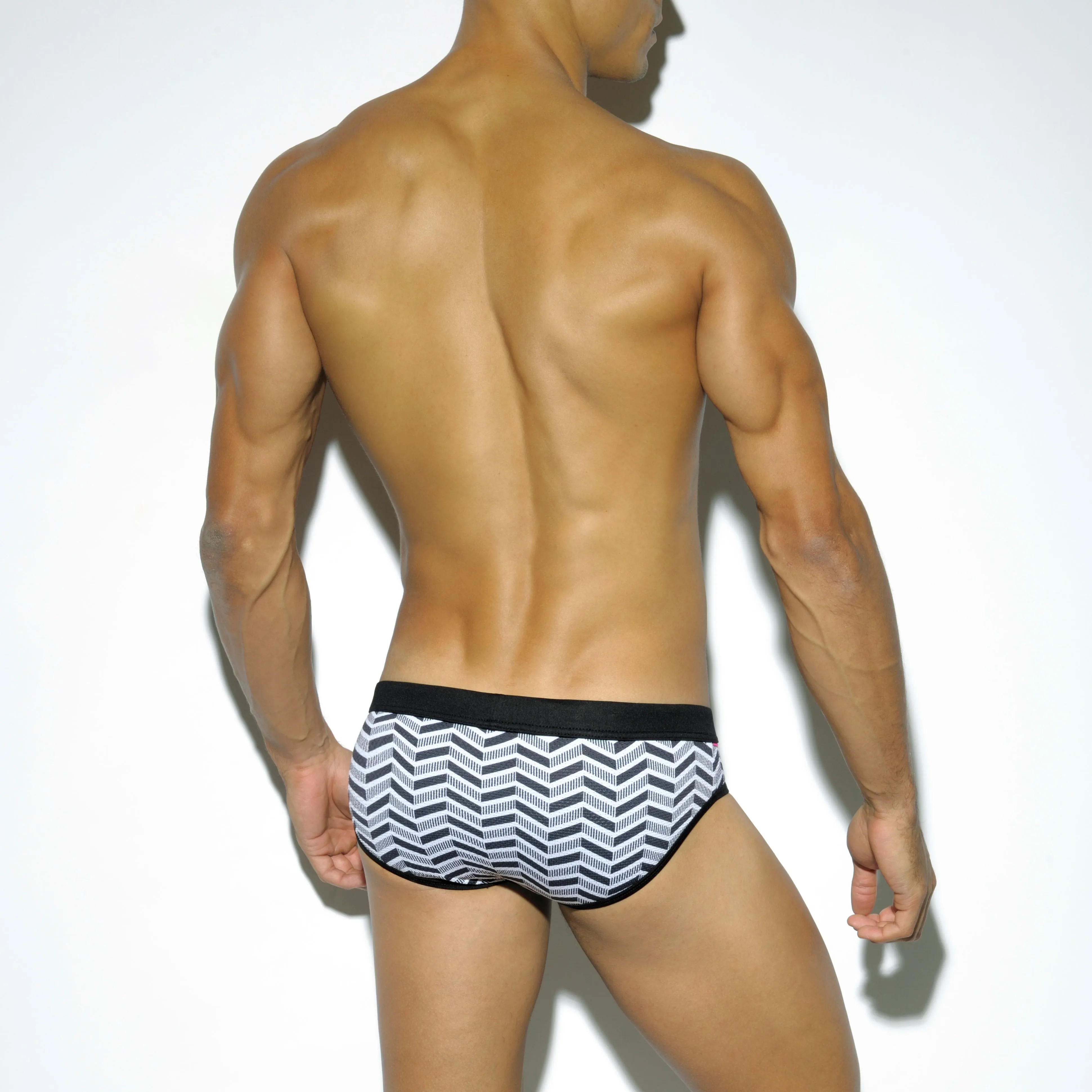 Slip de bain Spike noir - ES collection : vente slip de bain homme ...