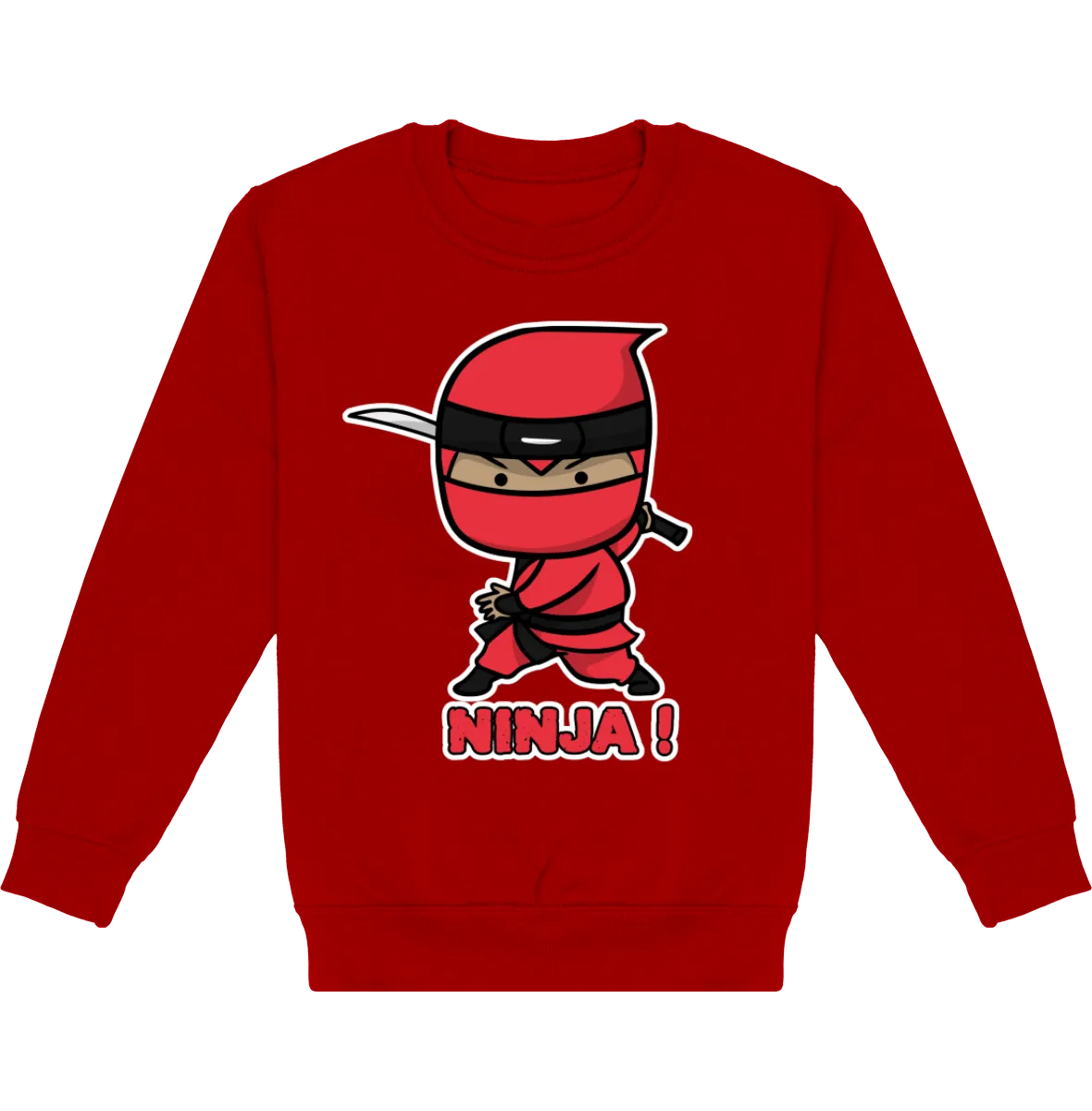 Sweat-shirt Enfant - NINJA ROUGE