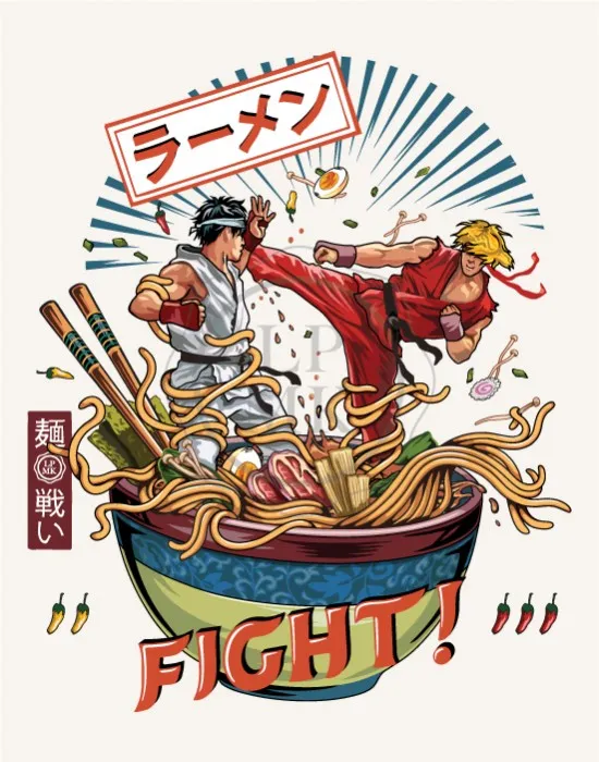 Sweat-Shirt Noodle Fighter