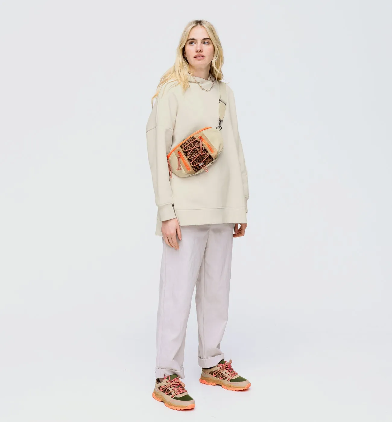 Sweat-shirt oversize Femme - Ecru