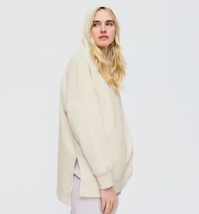 Sweat-shirt oversize Femme - Ecru