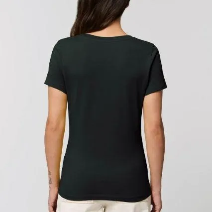 T-shirt femme montagne en coton bio