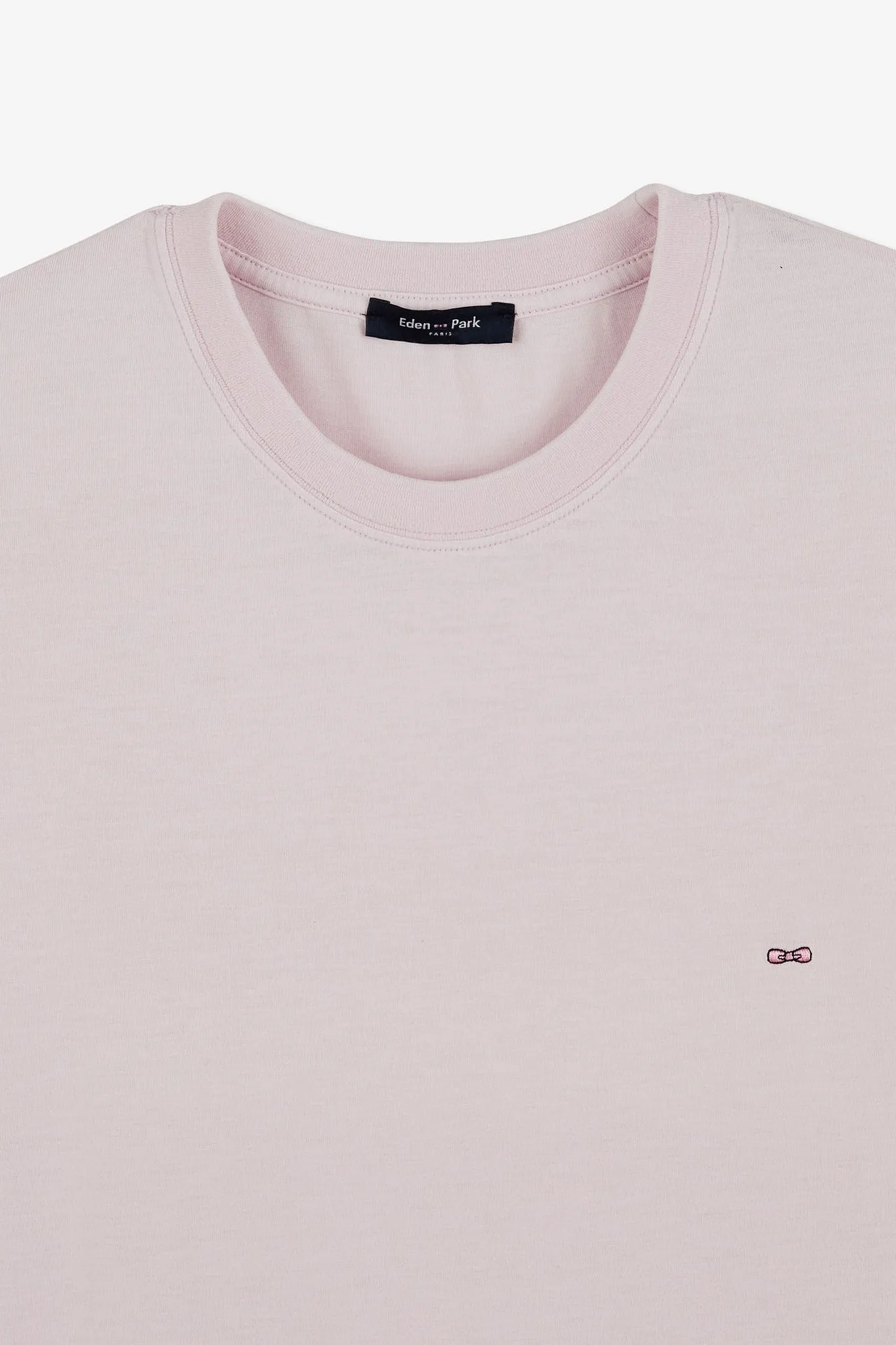 T-shirt manches courtes rose uni