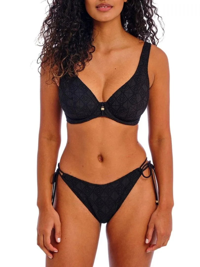 Top de maillot de bain Nomad Nights - Noir