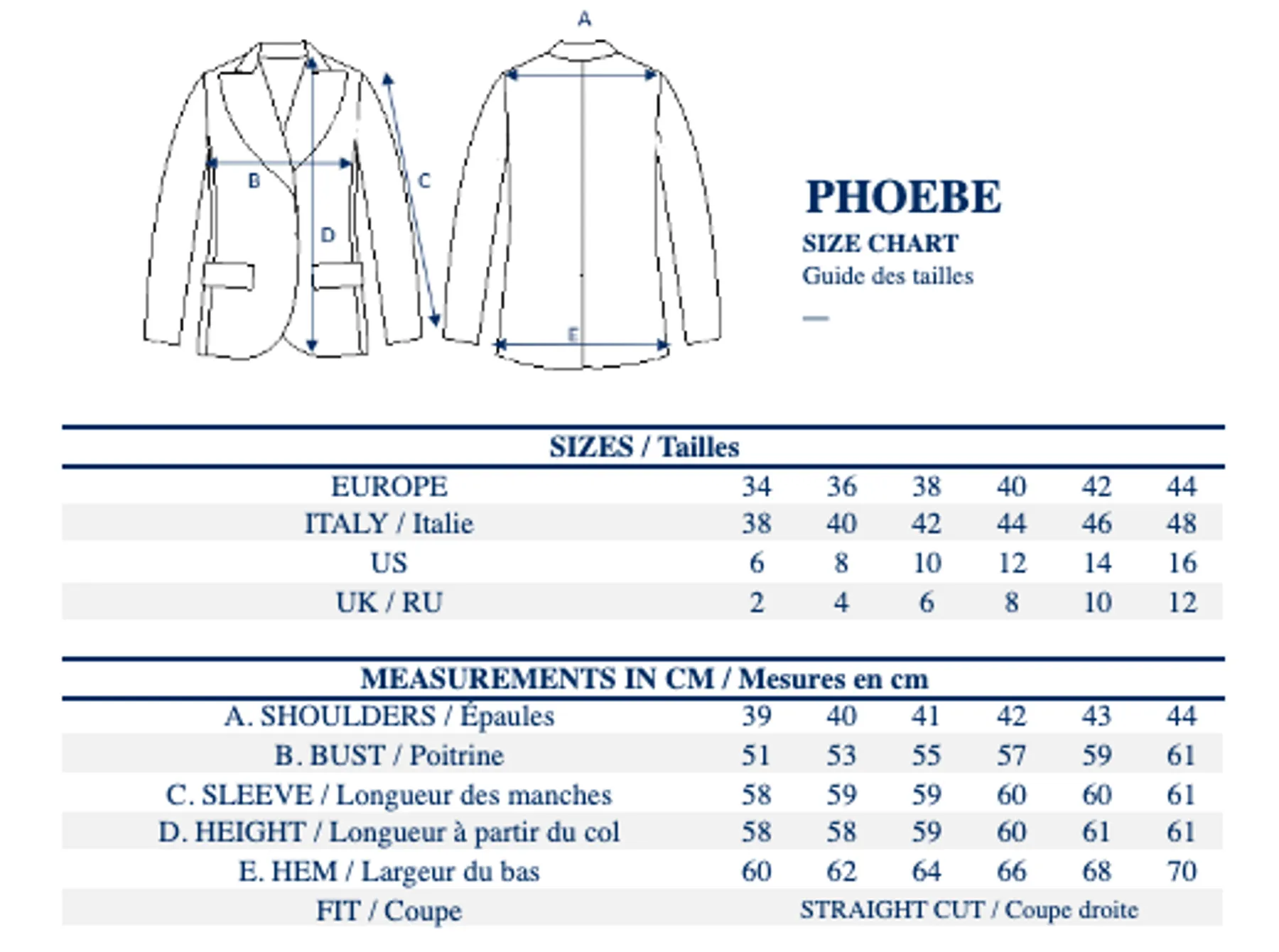 Veste Phoebe noire velours