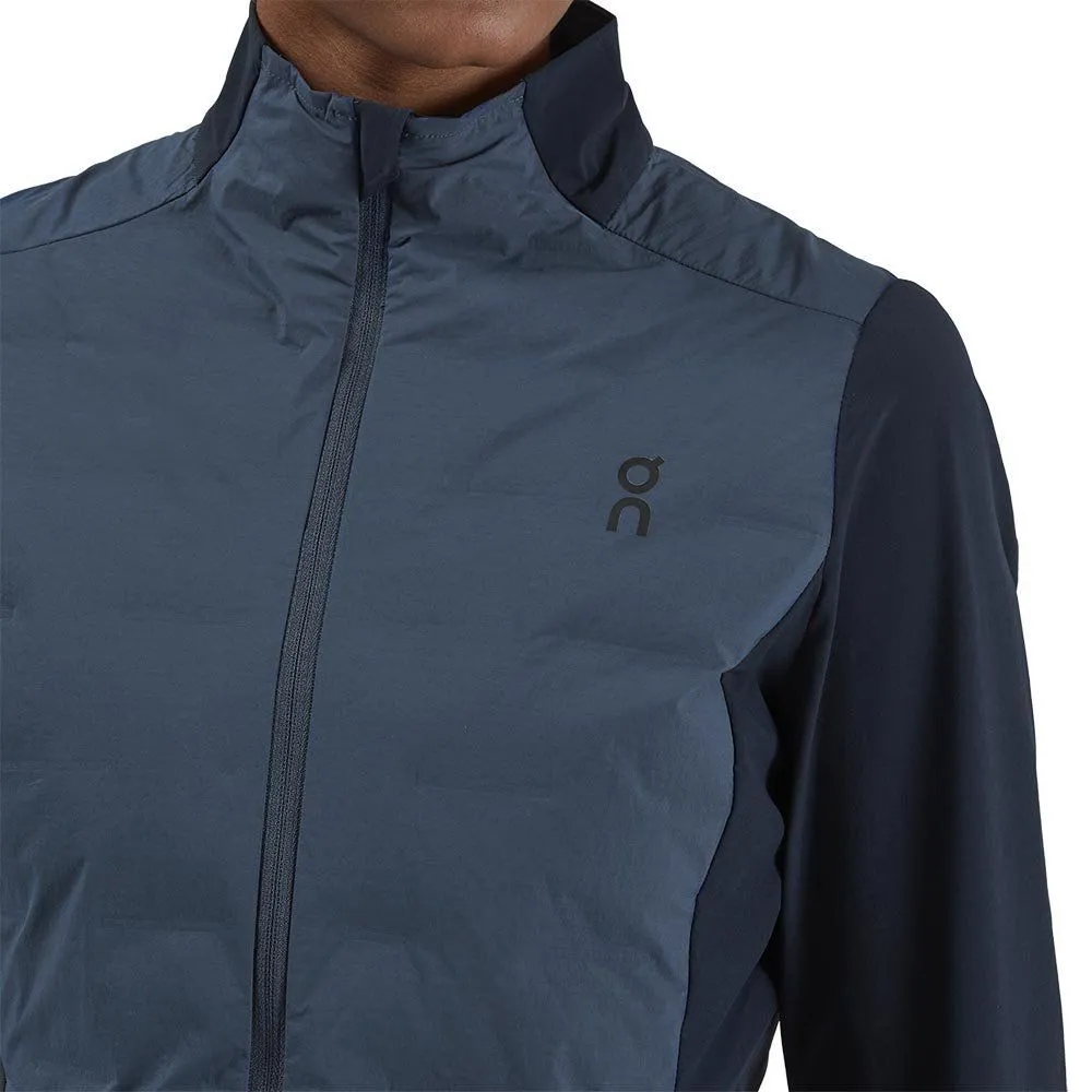 Vêtements de sport On Running Femme | Veste thermique multifonctionnelle On Running Climate Jacket W Denim | Navy pour femme | 2